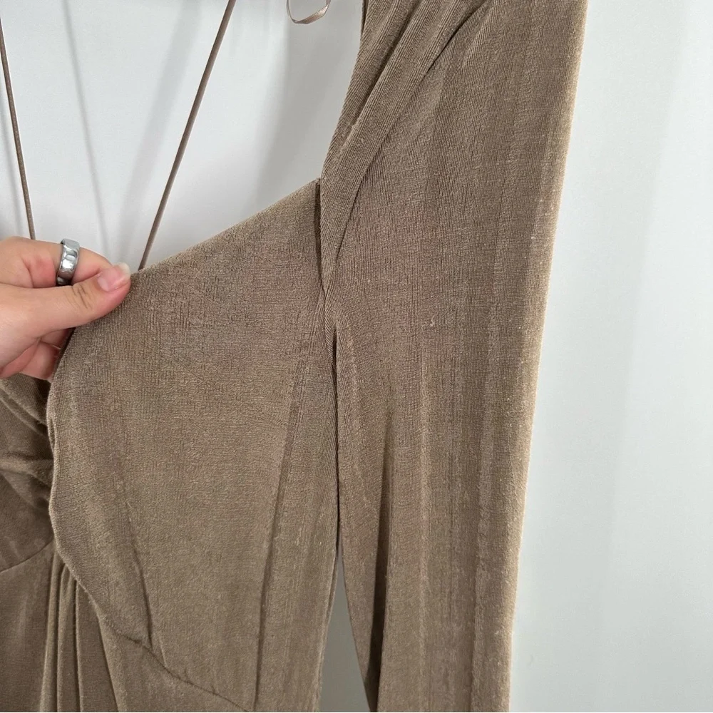 Misha Engracia Midi Dress Beige - Picture 10 of 14